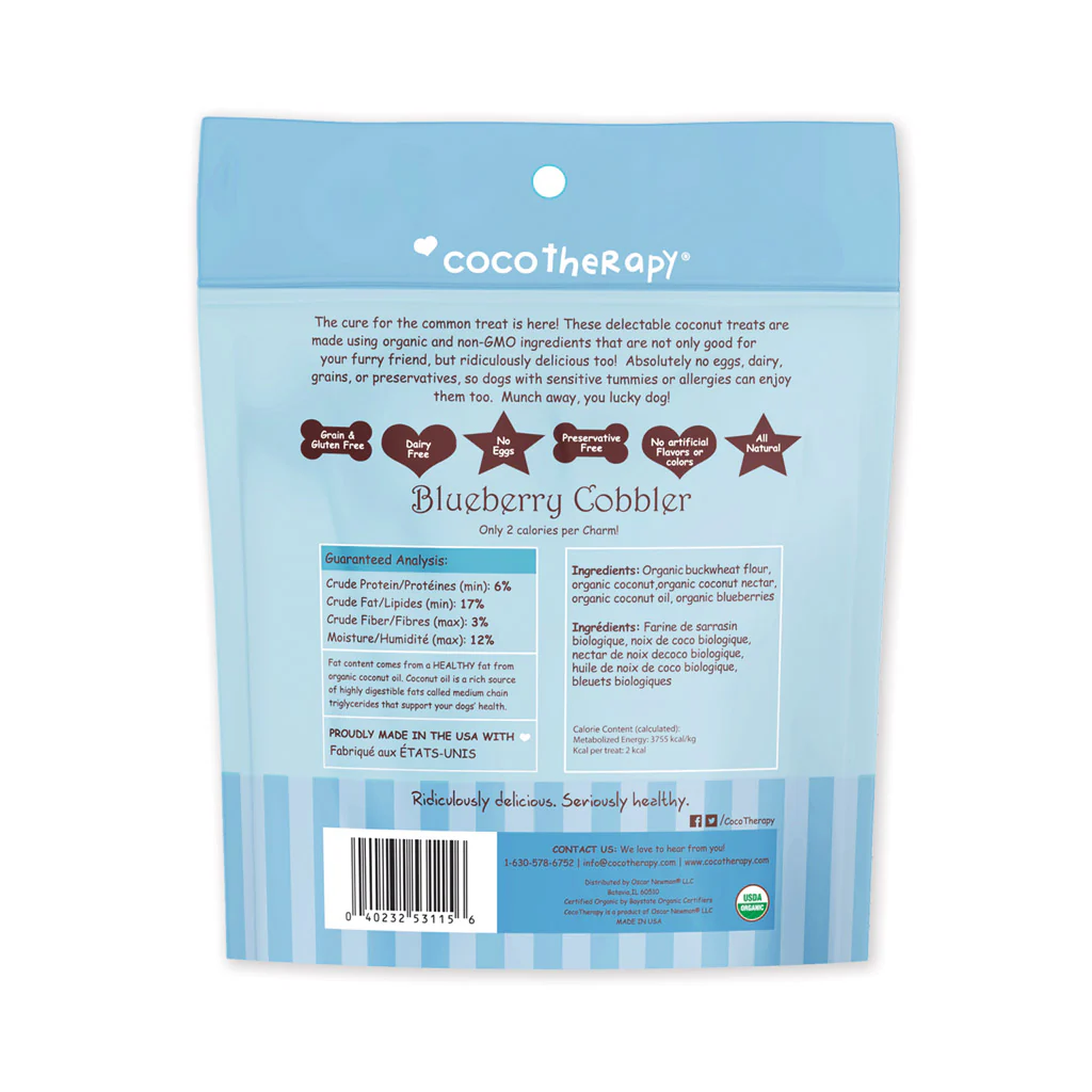 Cocotherapy - Coco-Charms Training Treats - Blueberry