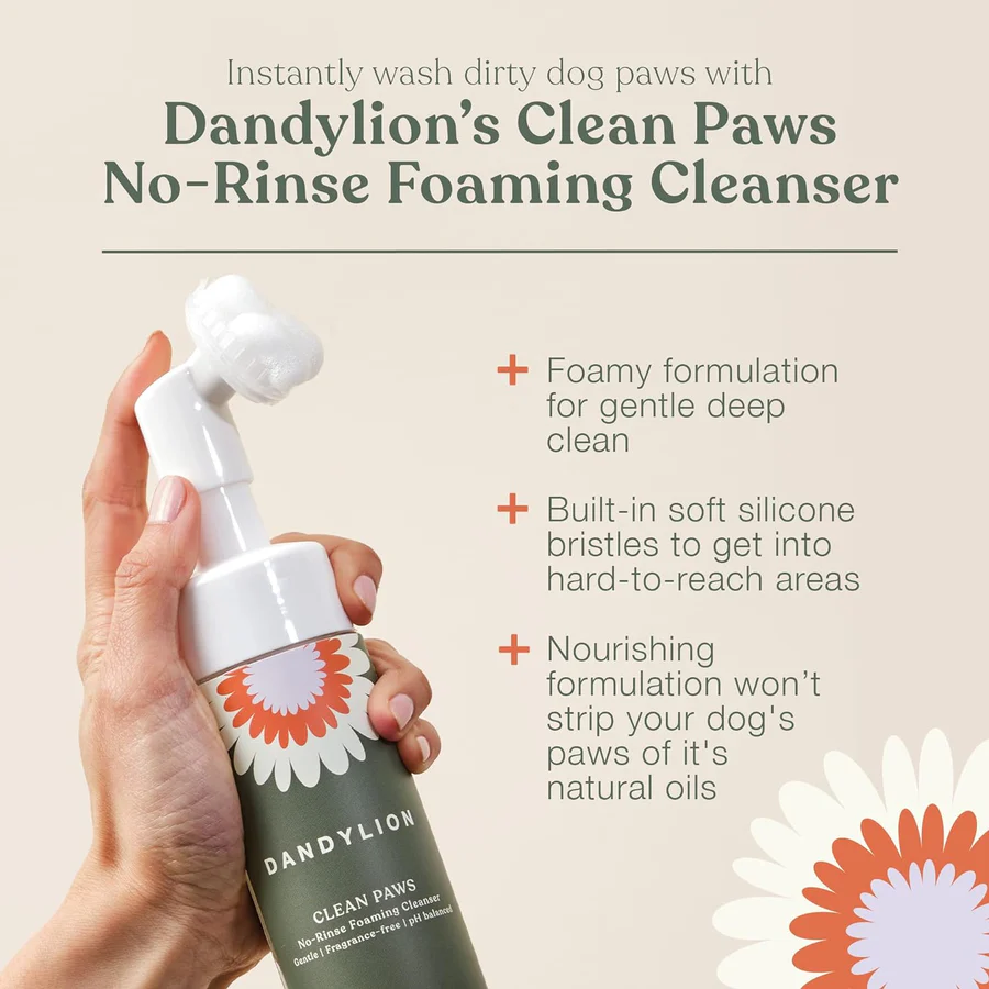 Dandylion - Clean Paws No-Rinse Foaming Cleanser