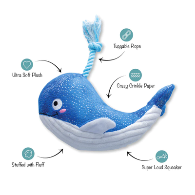 Fringe - Whale, Hello There Dog Toy