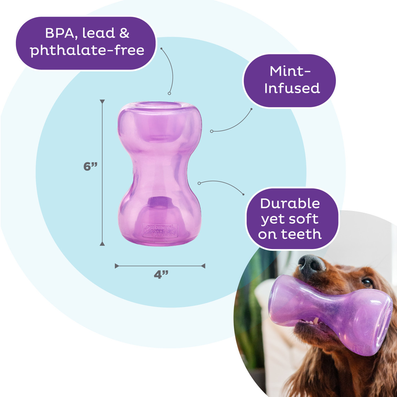 Planet Dog - Double Snoop Stuffer Dog Toy