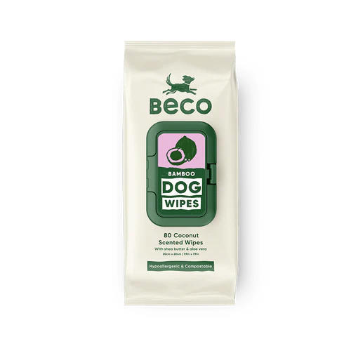 Beco - Bamboo Dog Wipes - 80 Wipes