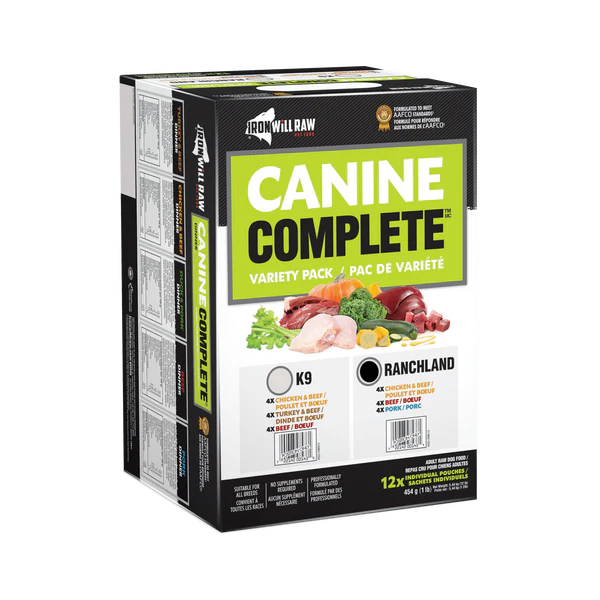 Iron Will Raw - Canine Complete Variety Packs