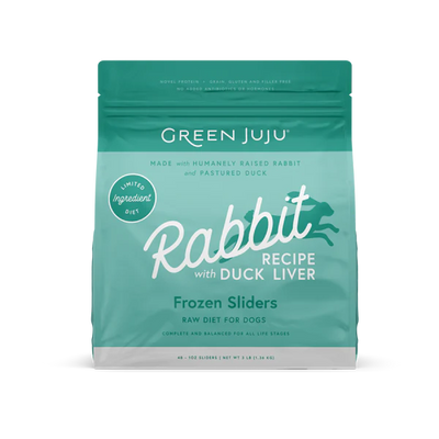 Green Juju - Frozen Sliders - Raw Dog Food