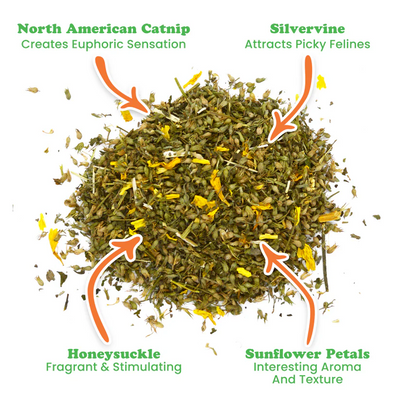 Meowijuana - Sierra Sunshine - Sunflower, Honeysuckle, Silvervine & Catnip Blend