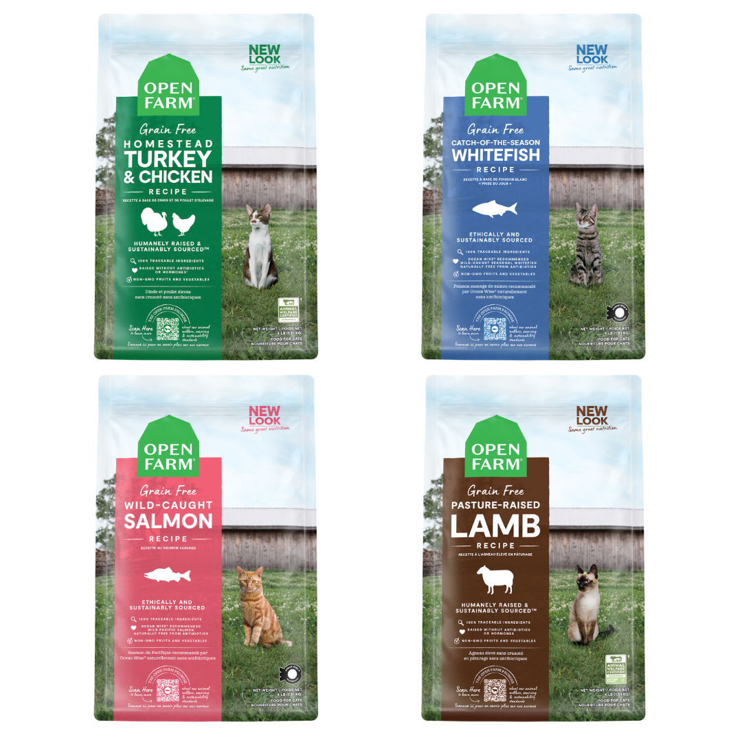 Open farm cat sales food