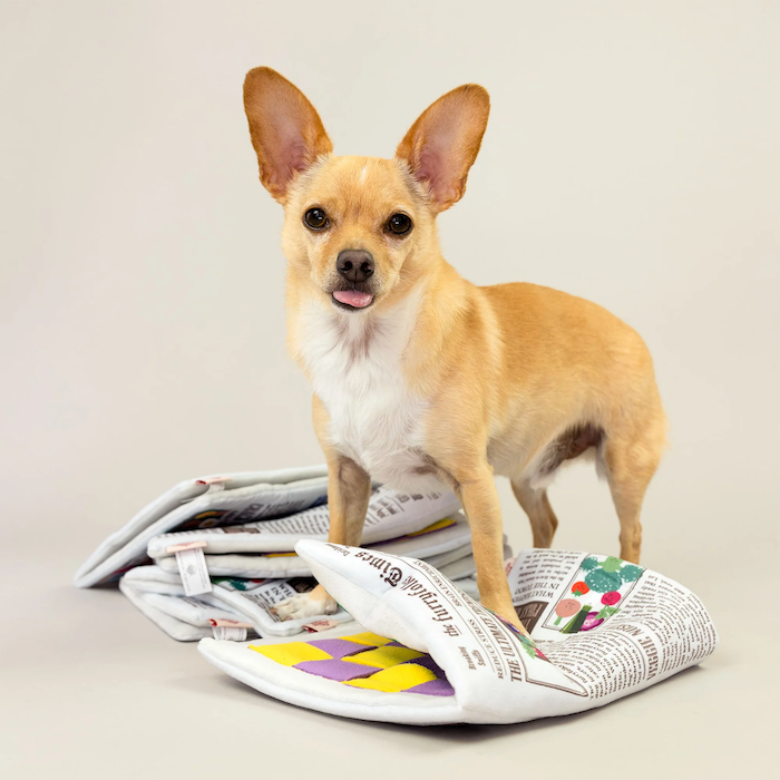 The Furryfolks - Newspaper Nosework Toy