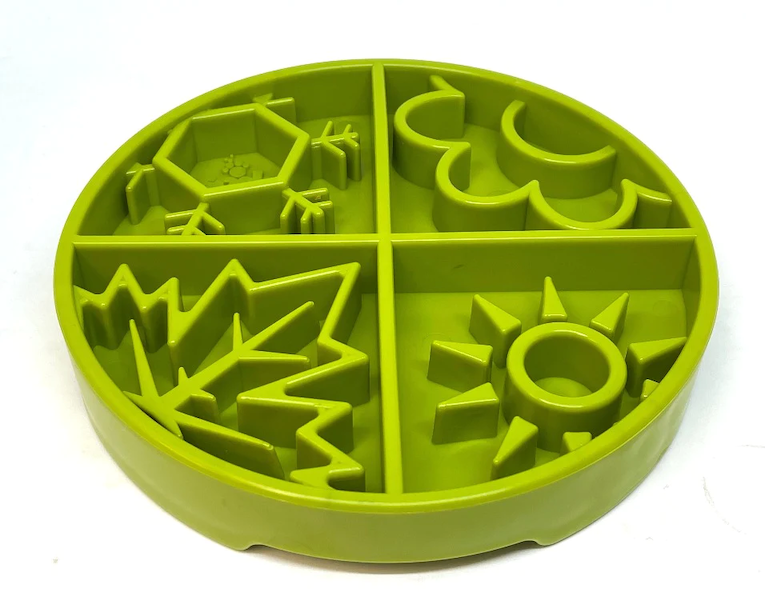 SodaPup - Four Seasons Shallow Slow Feeder Enrichment Bowl