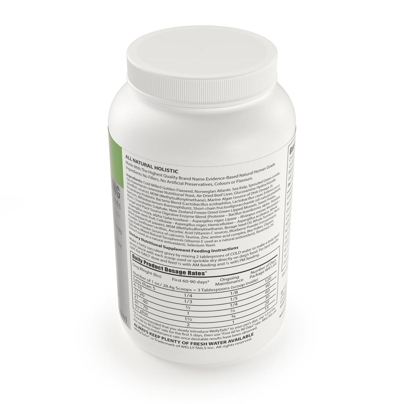 WellyTails - Daily Joint & Wellbeing - for Medium and Large Dogs