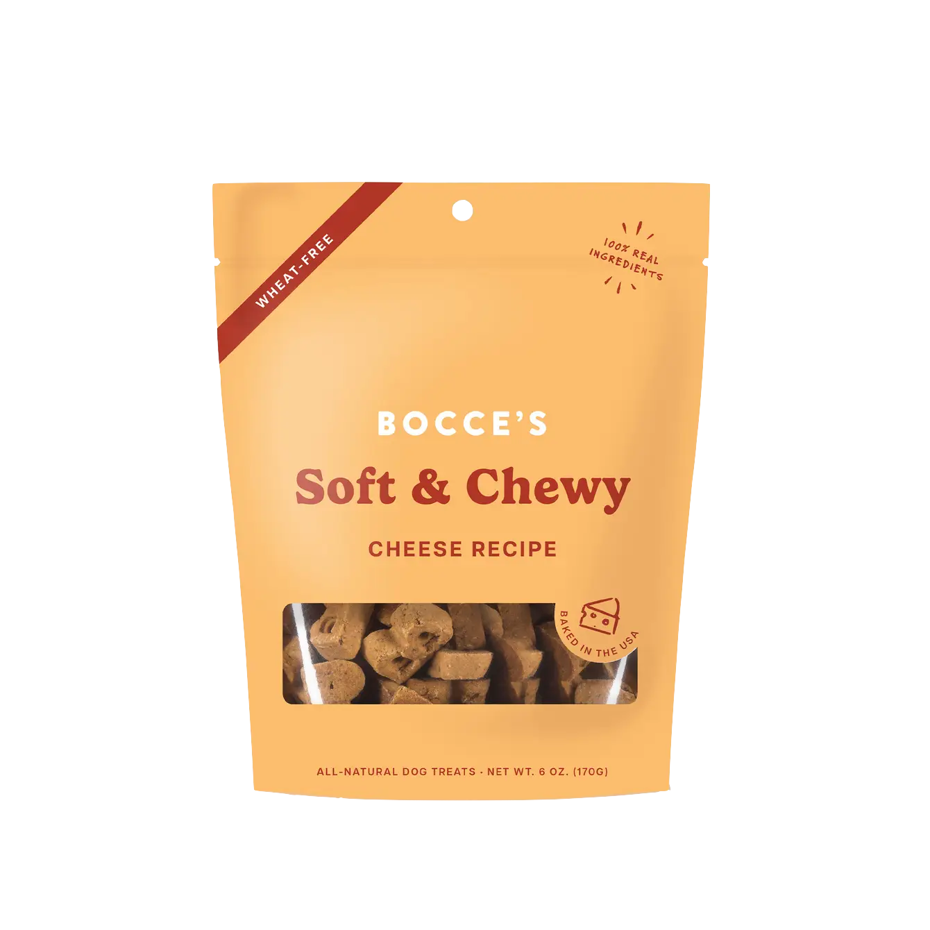 Bocce's Bakery - Cheese Soft & Chewy Treats - 6oz