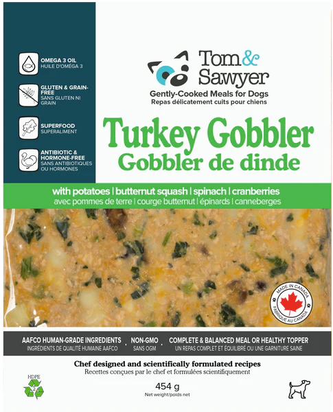 Tom & Sawyer - Frozen Gently Cooked Dog Food
