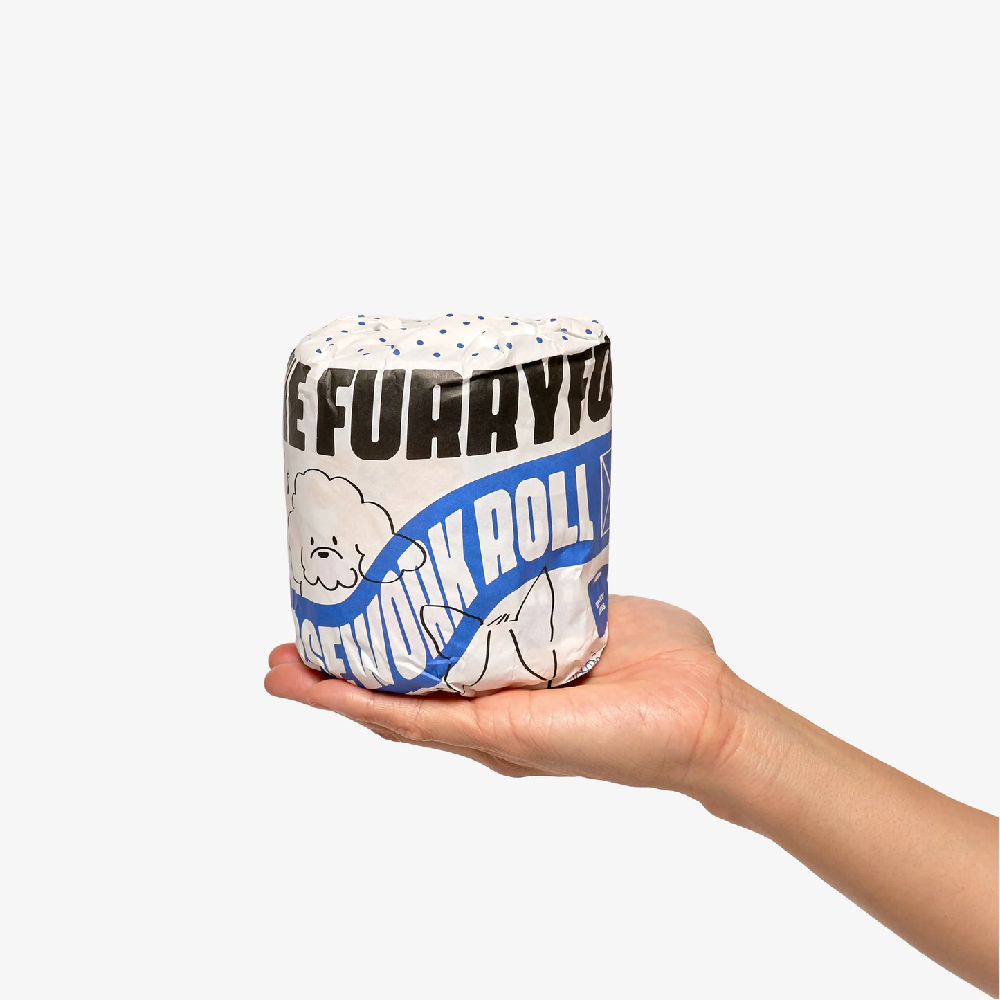 The Furryfolks - Toilet Paper Nosework Toy