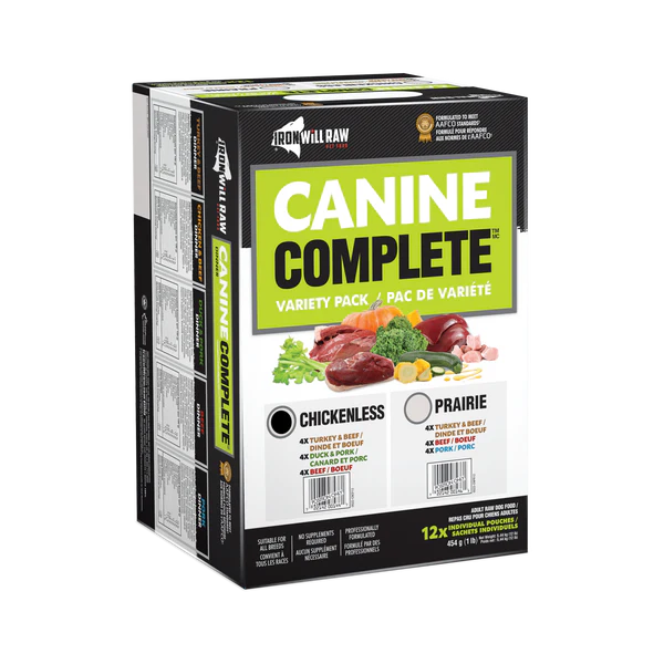 Iron Will Raw - Canine Complete Variety Packs