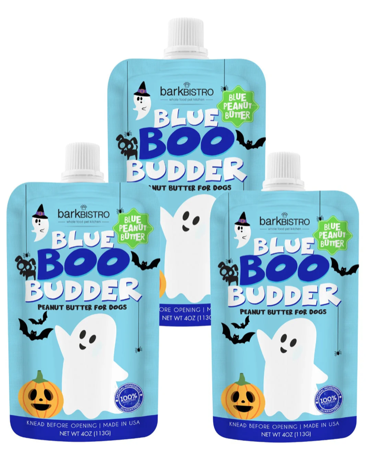 Bark Bistro - Blue Boo Budder Peanut Butter Squeeze Pack