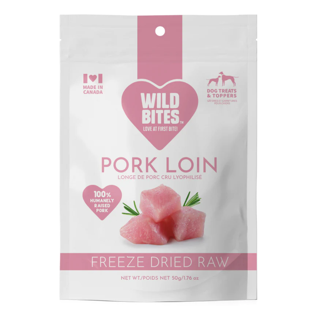 Wild Bites - Freeze Dried Pork Loin - 50g