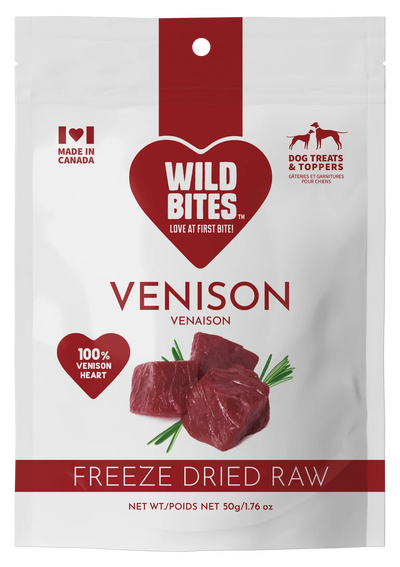 Wild Bites - Freeze Dried Venison - 50g