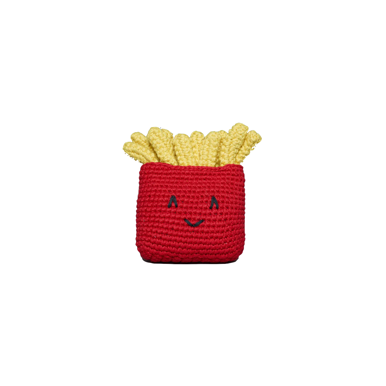 Ware Of The Dog - Hand Crochet French Fries Dog Toy