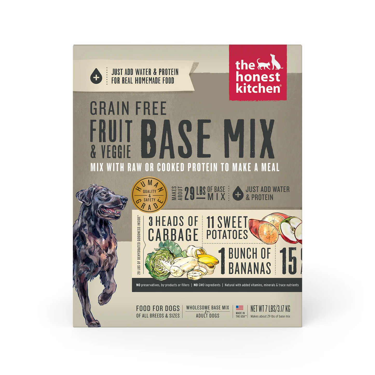 The Honest Kitchen - Grain Free Fruit and Veggie Base Mix