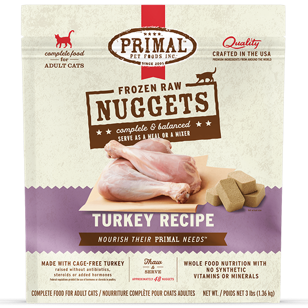 Primal - Cat Raw Frozen Nuggets (3 lb)