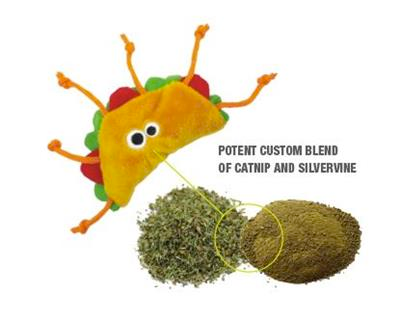 Mad Cat - Tabby Taco Catnip Cat Toy