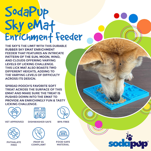SodaPup - Sky Design Enrichment Lick Mat