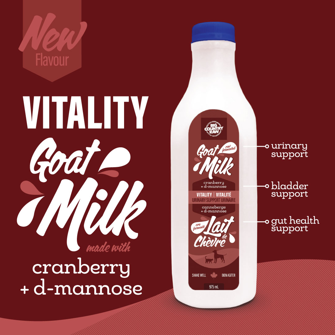 Big Country Raw - Raw Goat Milk - Vitality (Cranberry)