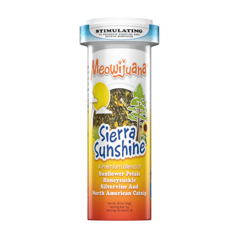 Meowijuana - Sierra Sunshine - Sunflower, Honeysuckle, Silvervine & Catnip Blend