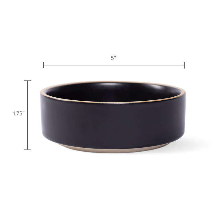 Fringe - Minimal Deep Charcoal Pet Bowl