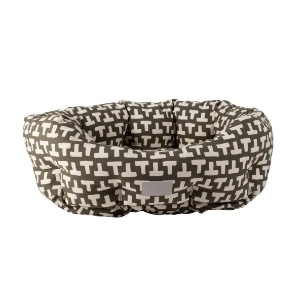 Fringe - Odette Olive Round Cuddler Dog Bed