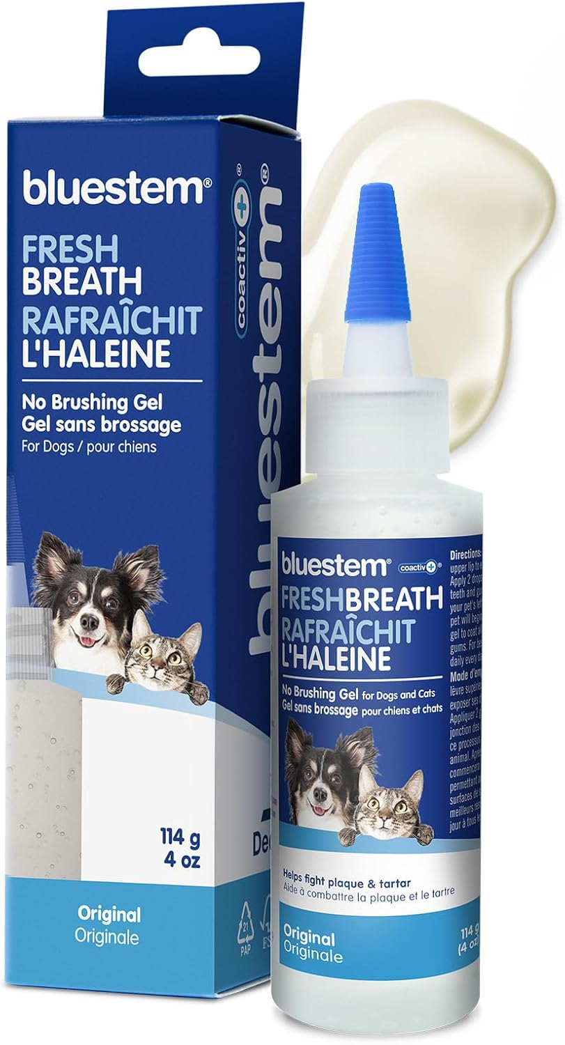 Bluestem - Fresh Breath No Brushing Gel for Dogs & Cats