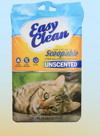 Pestell - Easy Clean Clumping Cat Litter 40lb - AARCS DONATION ONLY