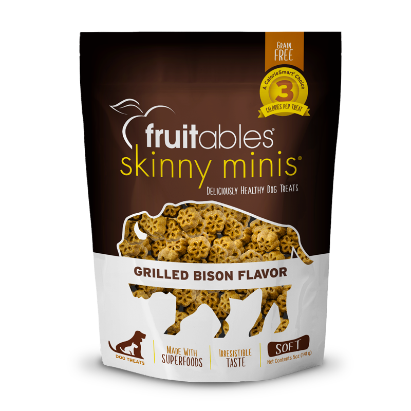 Fruitables - Grilled Bison - Skinny Minis Treats