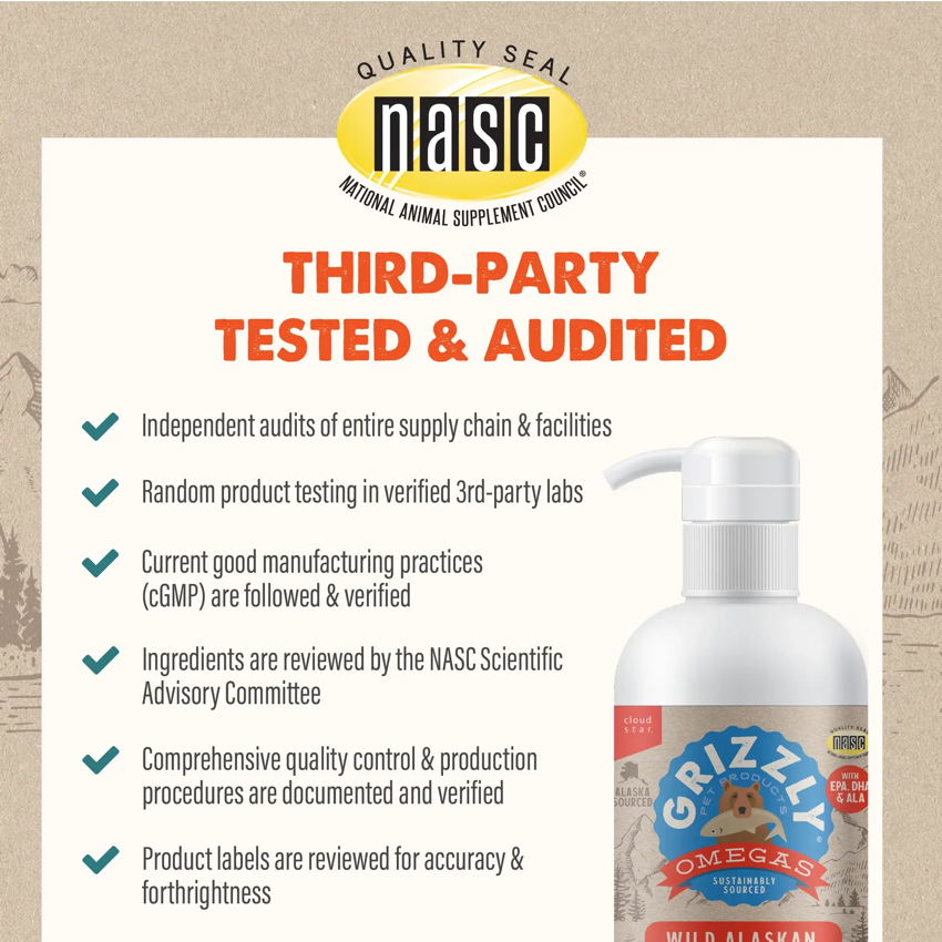 Grizzly Pet Products - Salmon Plus Oil Supplement