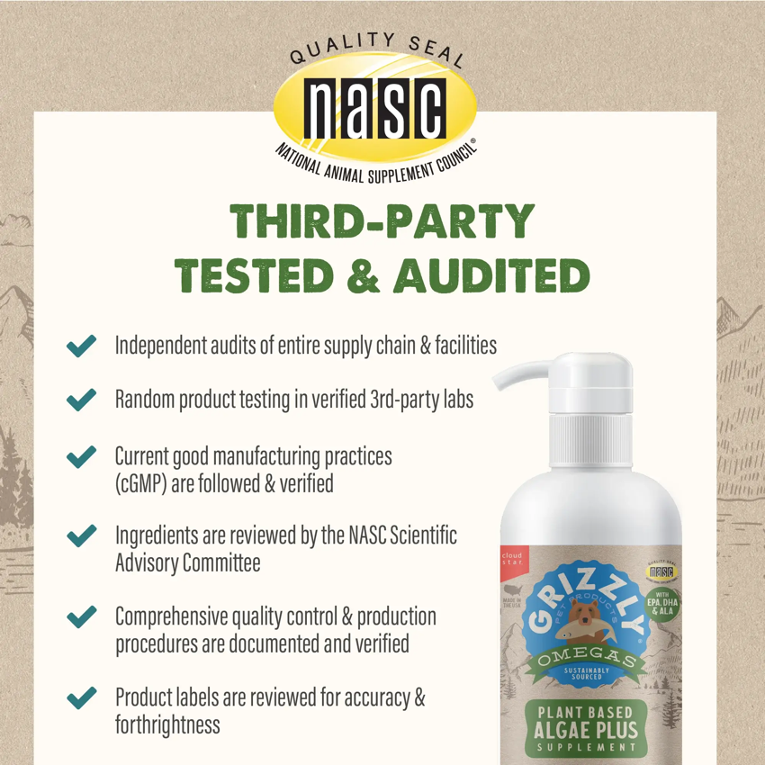Grizzly Pet Products - Algae Plus Supplement