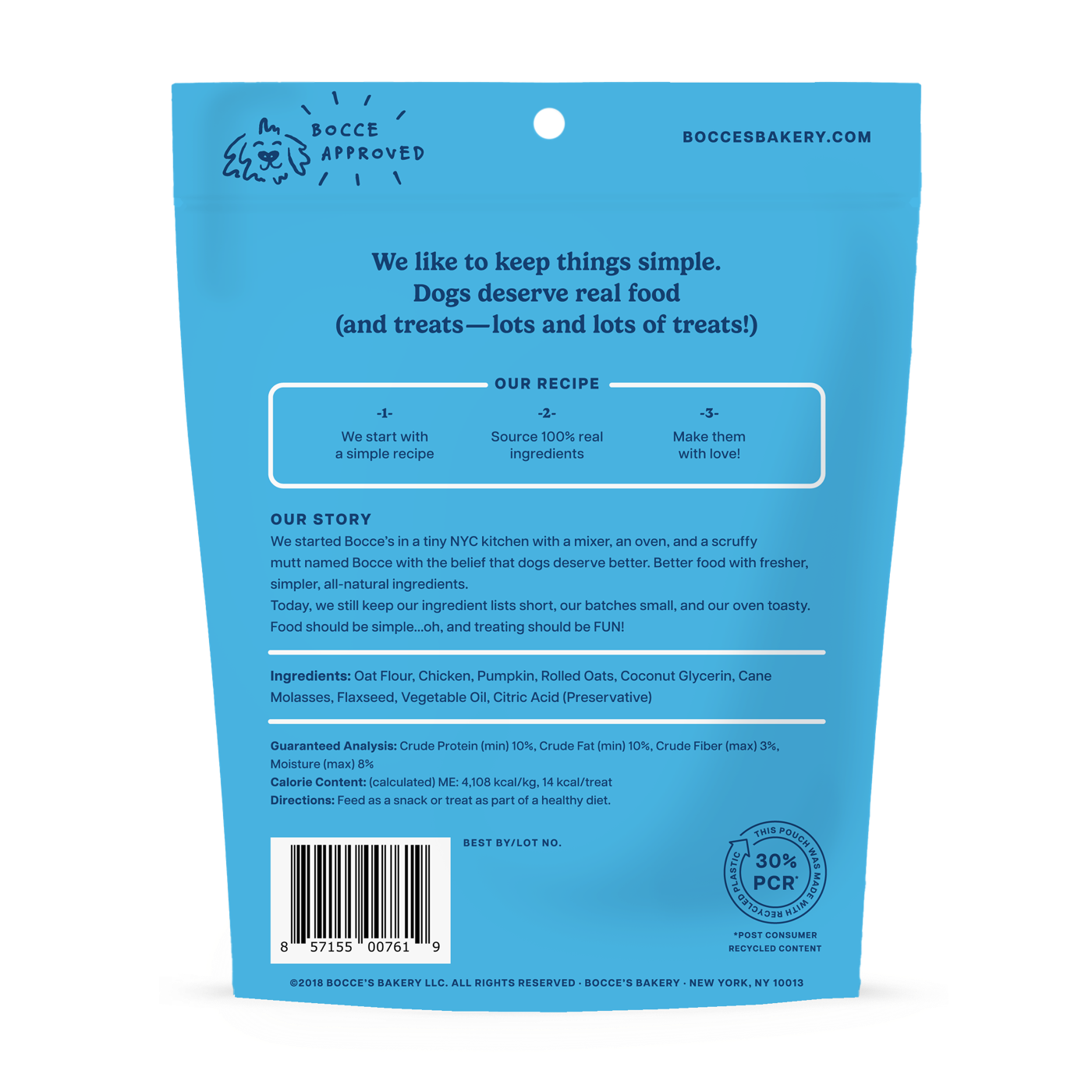 Bocce's Bakery - Sunday Roast Soft & Chewy Treats - 6oz