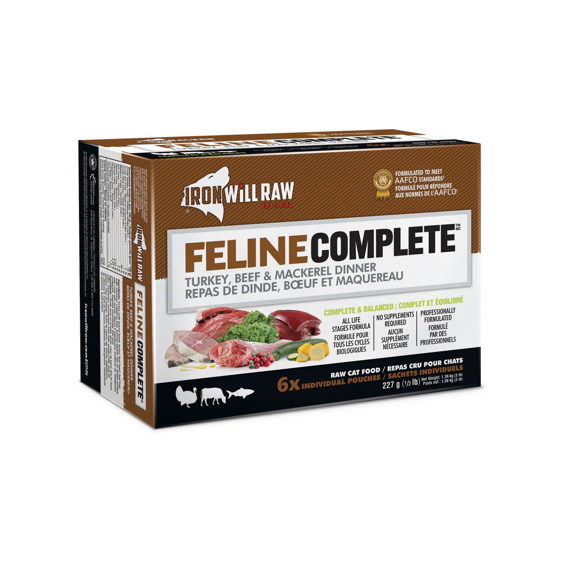 Iron Will Raw - Feline Complete Dinner