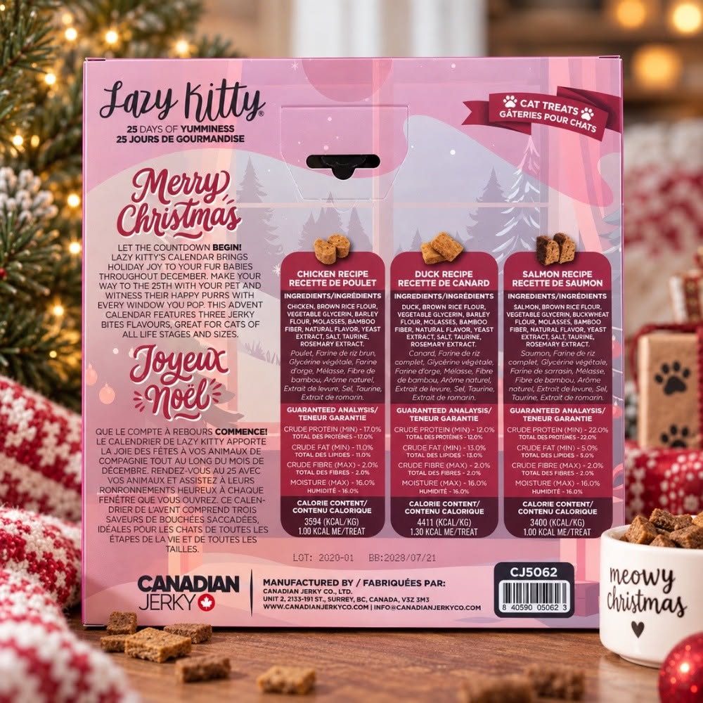 Lazy Kitty - Cat Treat Advent Calendar