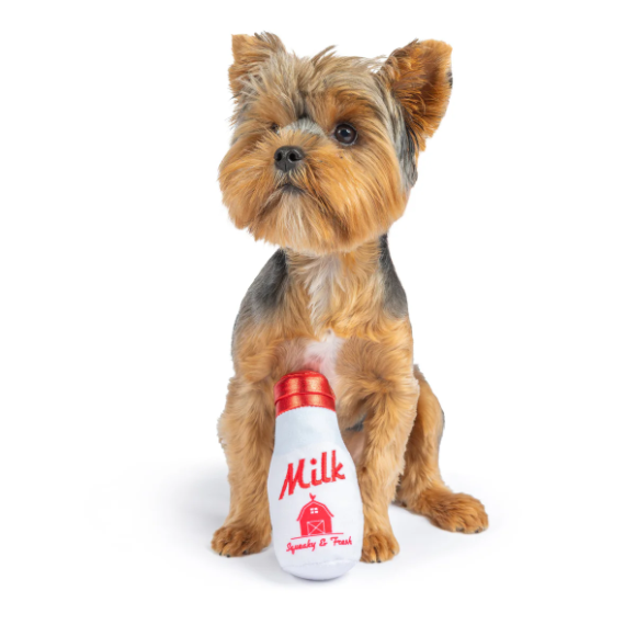 Huxley & Kent - Tiny Tuff - Milk & Cookies Dog Toy