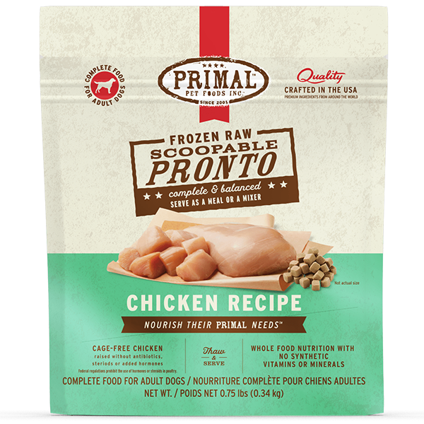 Primal - Frozen Dog Raw Pronto - 12 oz