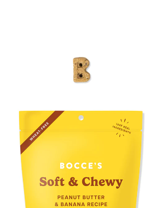 Bocce's Bakery - Peanut Butter & Banana Soft & Chewy Treats - 6oz
