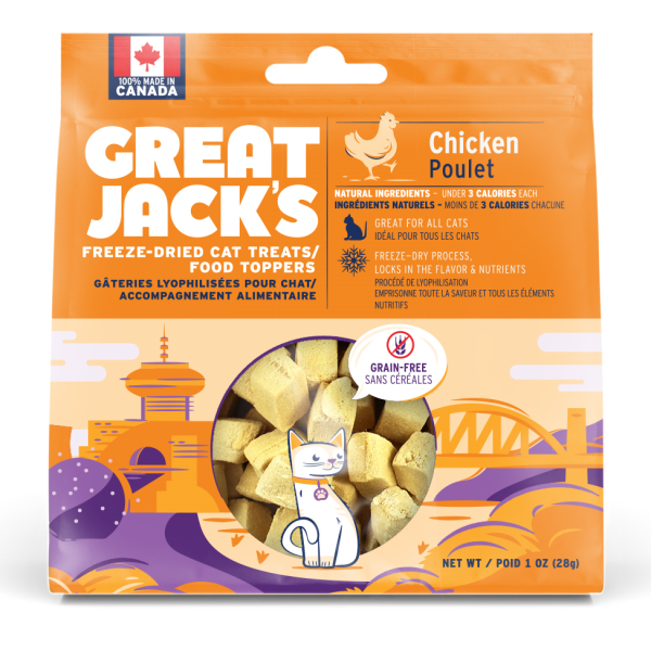 Great Jack's - Freeze Dried Cat treats