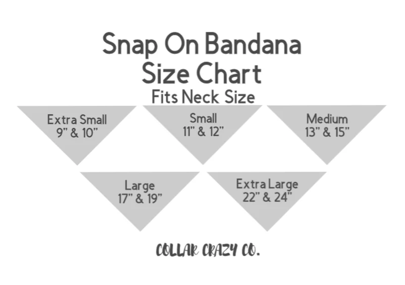 Collar Crazy Co – Elf Snap On Bandana