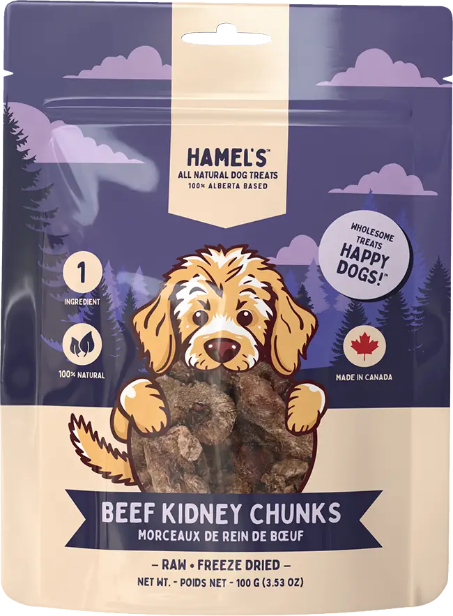 Hamel's - Freeze-Dried Beef Kidney Chunks - Dog Treats