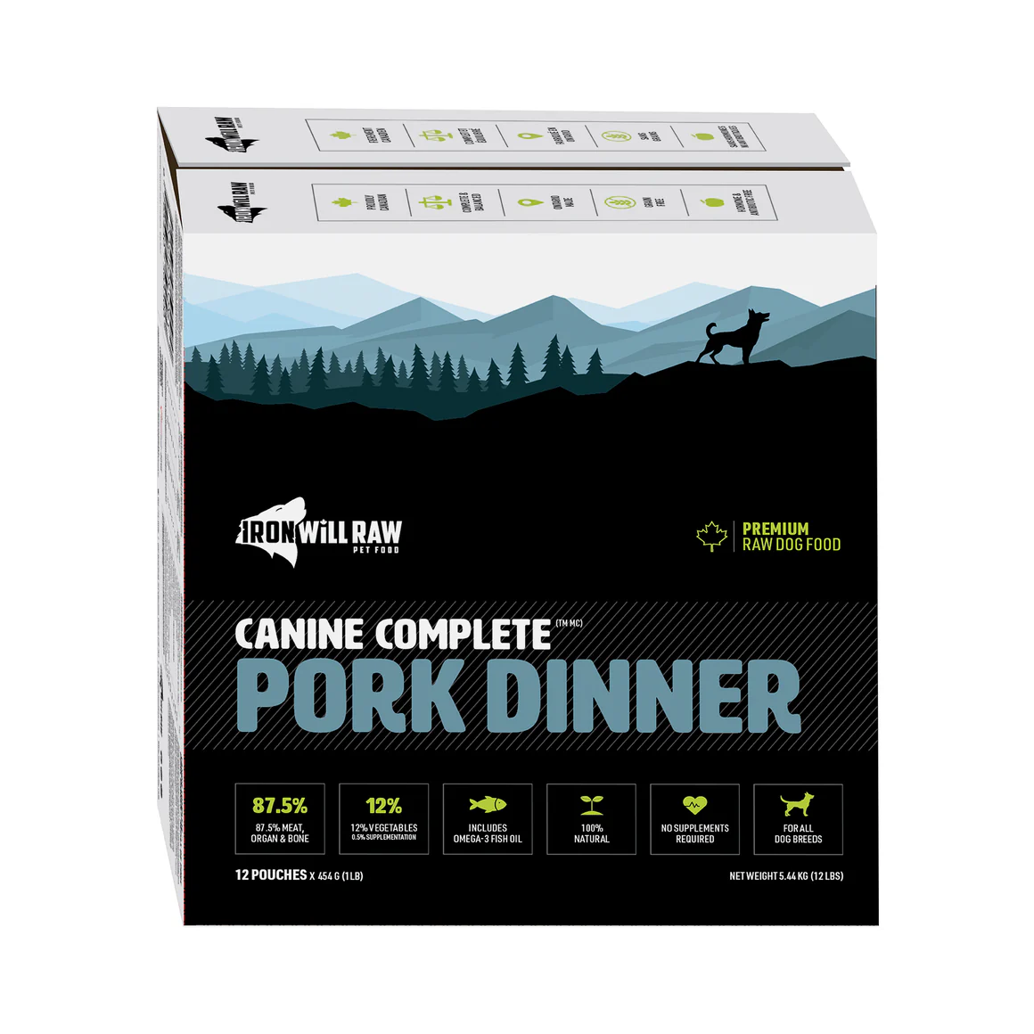 Iron Will Raw - Canine Complete Dinner - Raw Dog Food