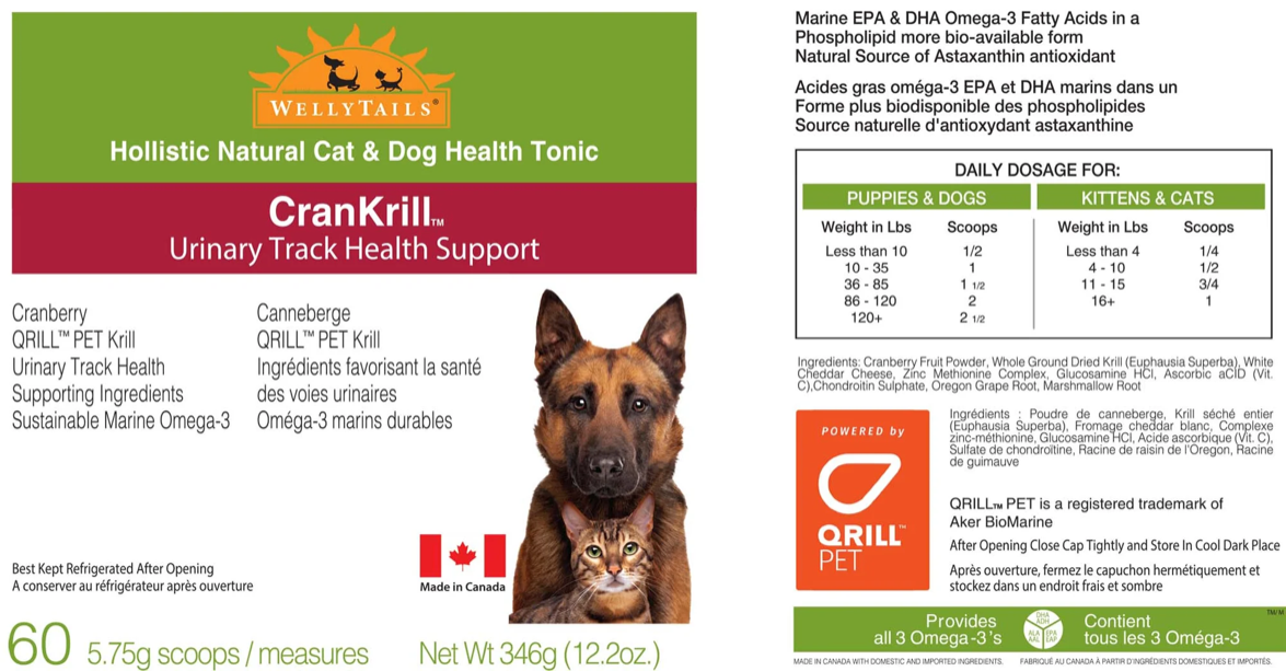 WellyTails - CranKrill Urinary Tract Health Support