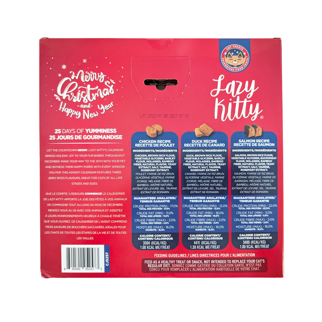 Lazy Kitty - Cat Treat Advent Calendar