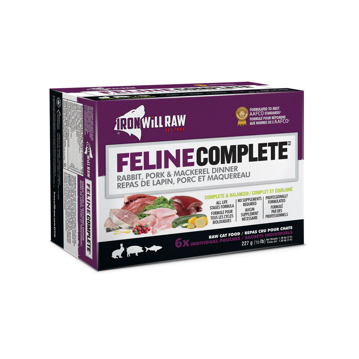 Iron Will Raw - Feline Complete Dinner