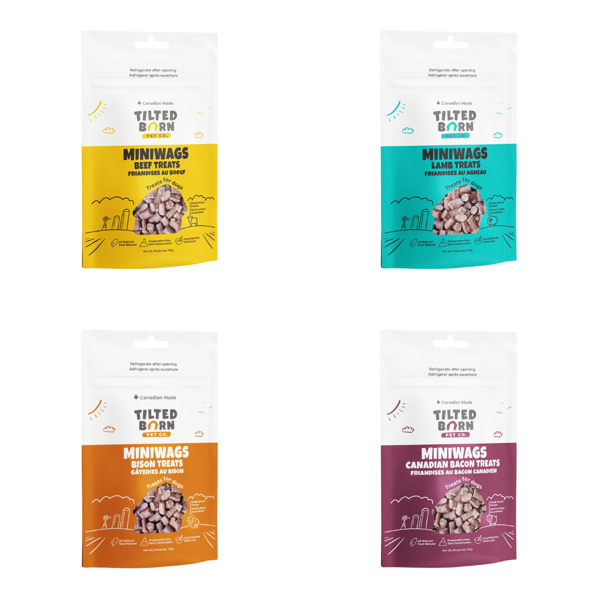 Tilted Barn Pet Co. - Mini Wags Treats