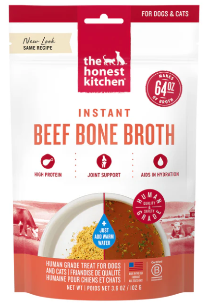 The Honest Kitchen - Daily Boosters - Instant Beef Bone Broth with Tumeric