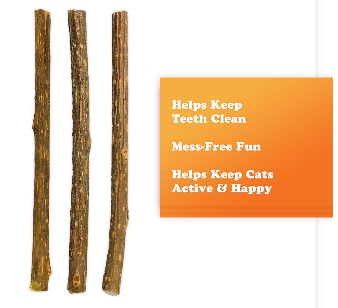 Meowijuana - Catnip Silvervine Stick 6pk