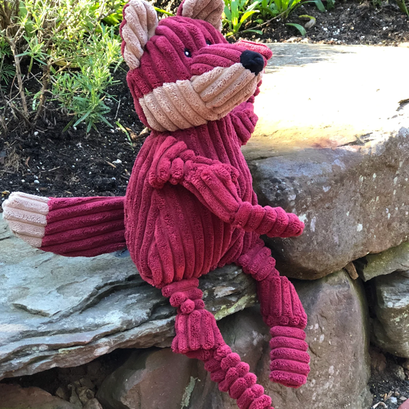 HuggleHounds - Sly Fox Knottie Plush Dog Toy